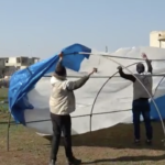 Fabrication de tentes en Syrie - Février 2023