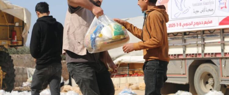 Distribution de paniers alimentaires – Février/Mars 2025